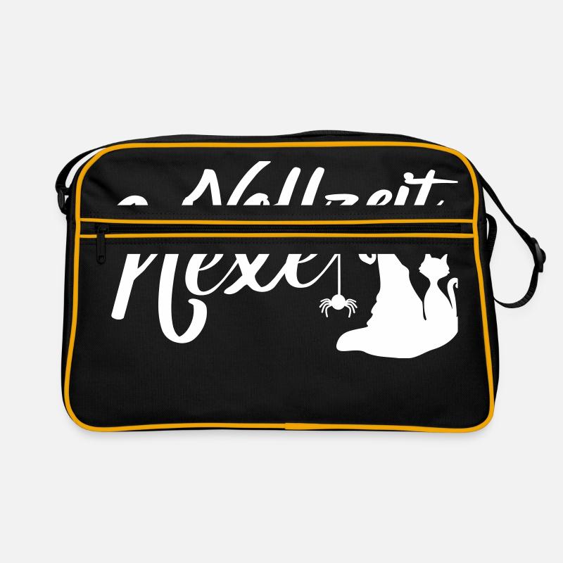 Vollzeit Hexe Lustiger Spruch Hexen Retro Tasche