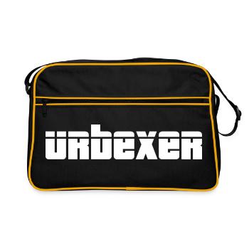 Urbexer - Retro Tasche - Schwarz/Gold - Vorne