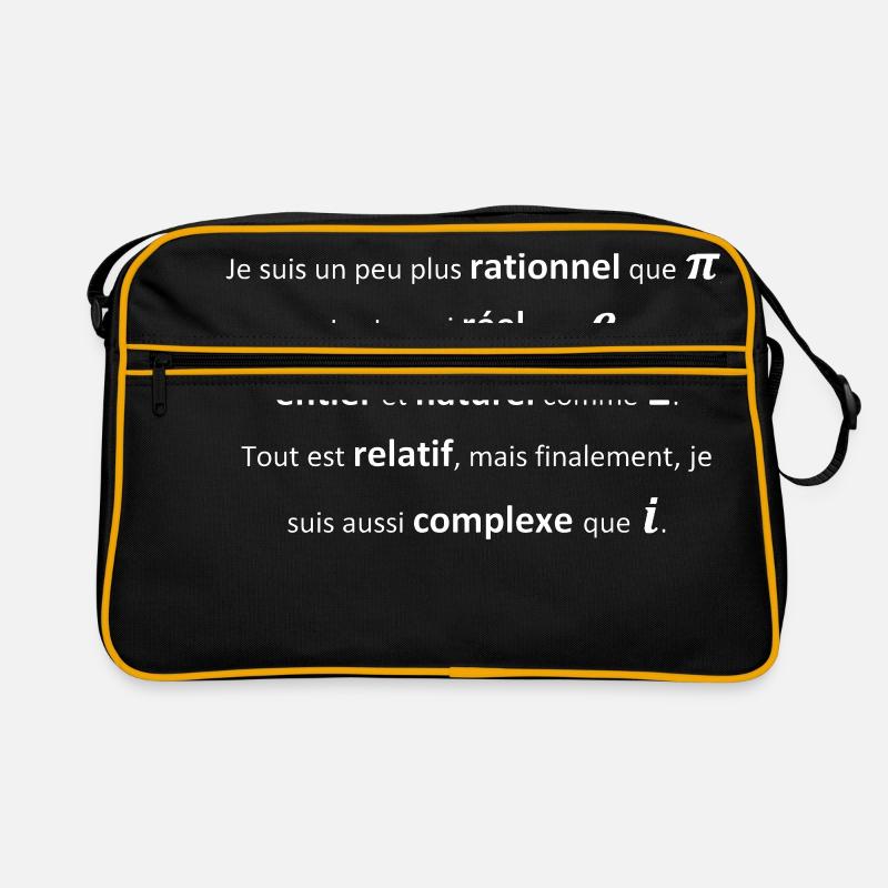 ensemble_nb - Retro Tasche - Schwarz/Gold