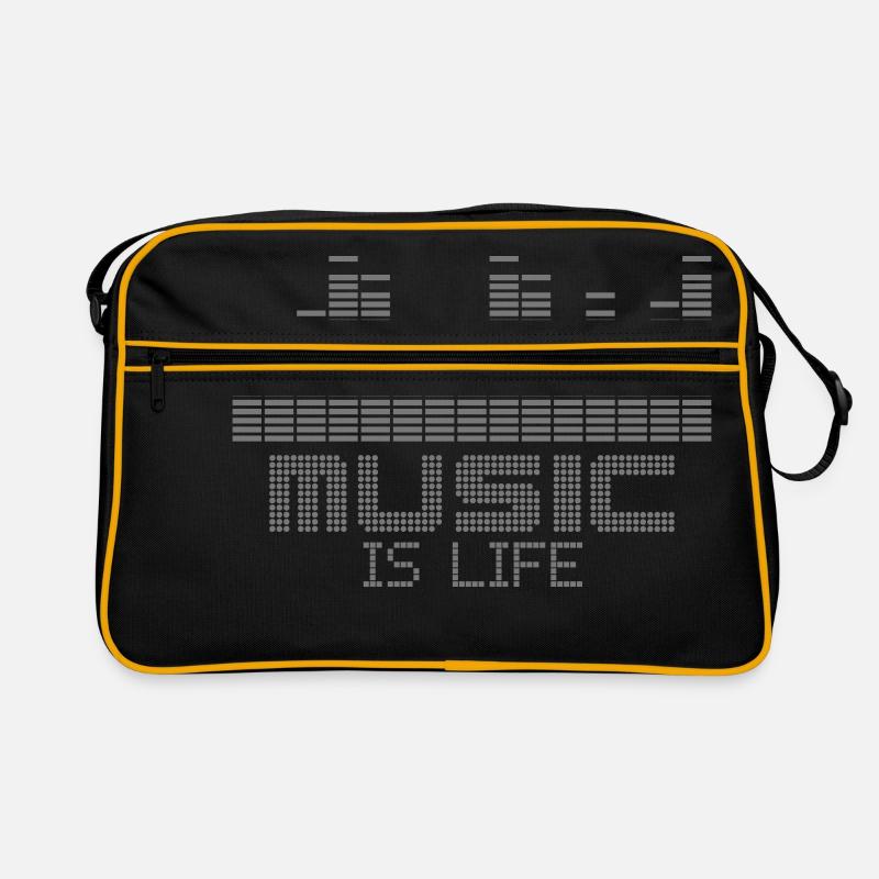 Musik ist Leben-Equalizer Retro Tasche