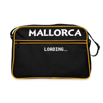 Mallorca loading loading bar - Retro Bag - black/gold - Front