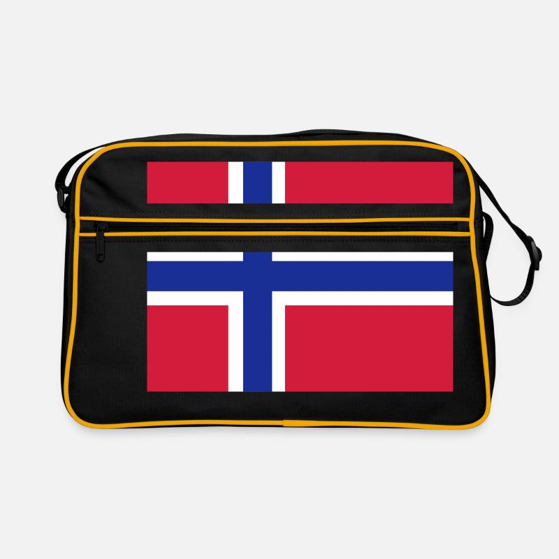 Drapeau norvégien Sac Retro