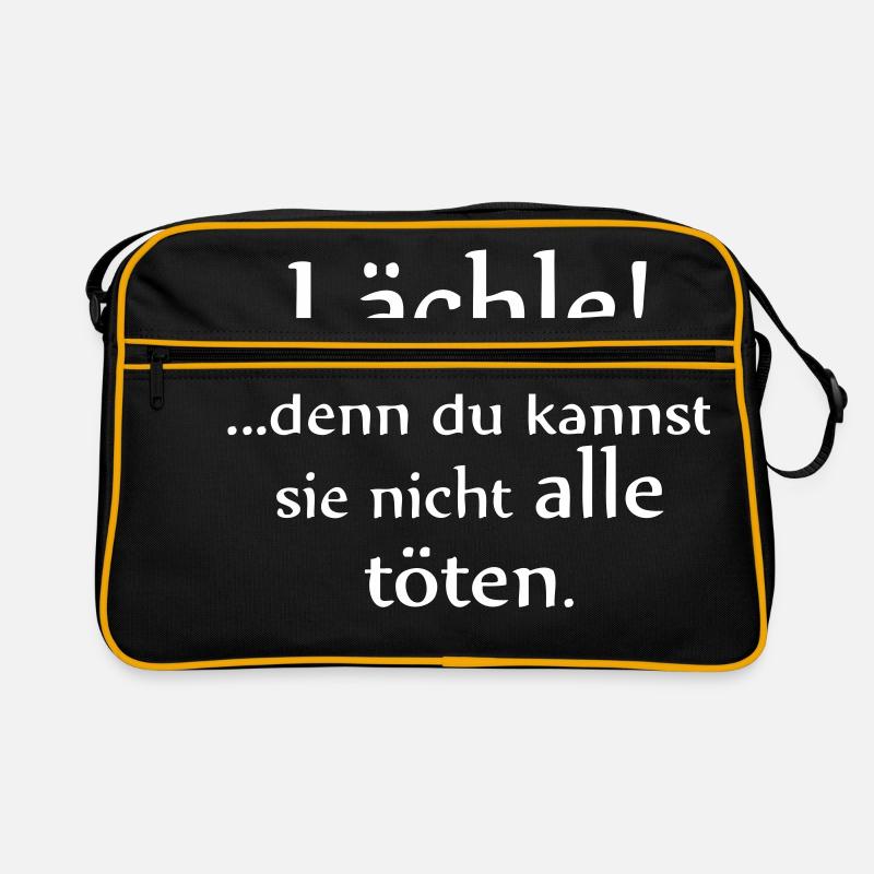 Smile! You can not kill them all. Retro Bag