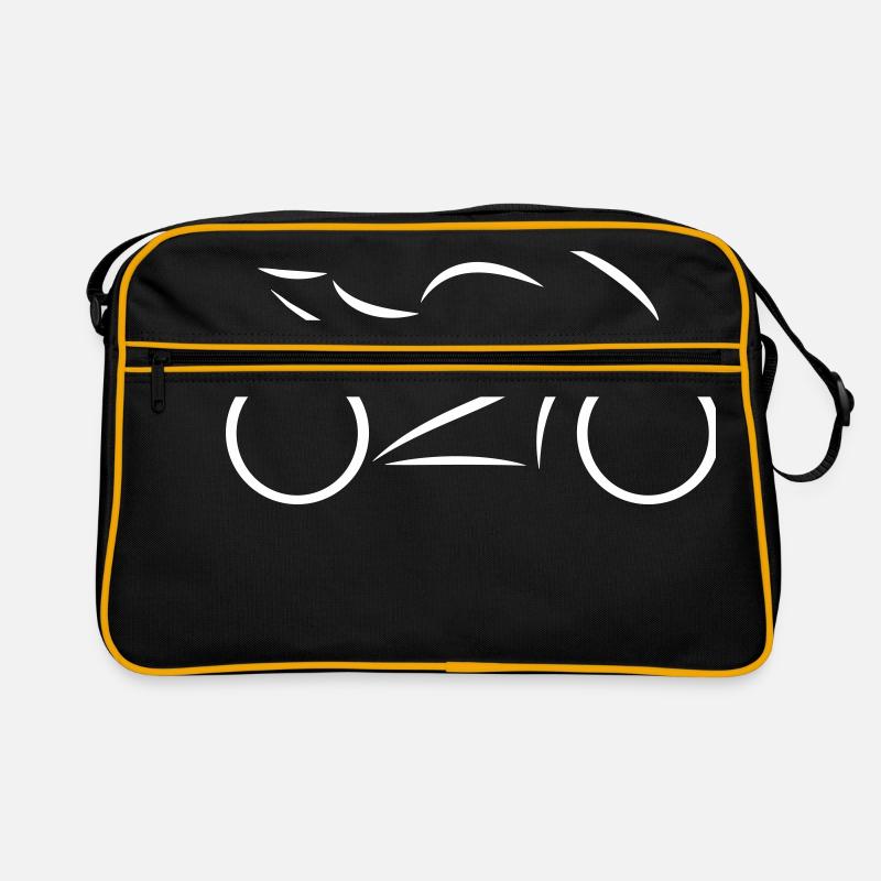 Motorcycle Superbike - Retro Bag - black/gold