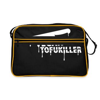 tofukiller_225x225 - Sac Retro - noir/or - Devant
