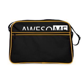 Awesome - Retro Bag - black/gold - Front