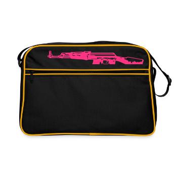 AK-47 - Retro Bag - black/gold - Front
