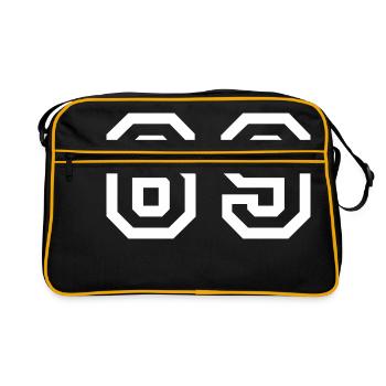 Number - 69 - Retro Bag - black/gold - Front