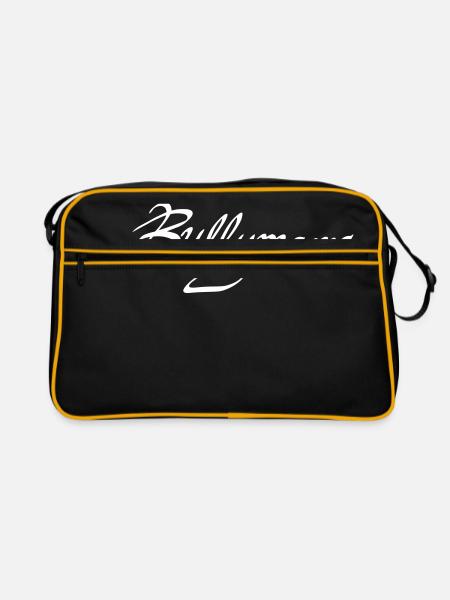 Bullymama - Retro Tasche - Schwarz/Gold - Vorne