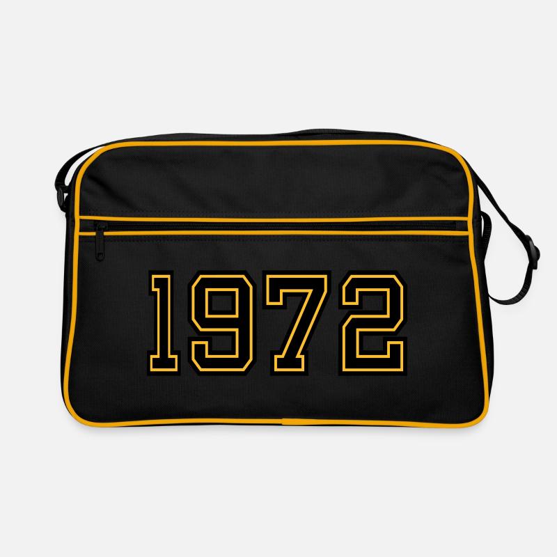 Année de naissance : 1972 - Sac Retro - noir/or
