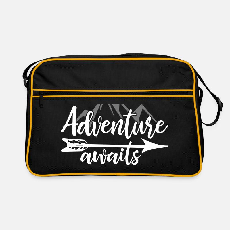 Adventure Waits Retro Tasche