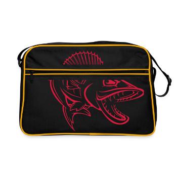 Perch 001 - Retro Bag - black/gold - Front