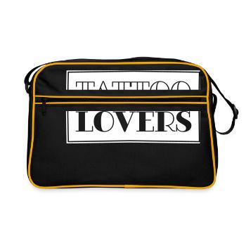 TATTOO LOVERS - Sac Retro - noir/or - Devant
