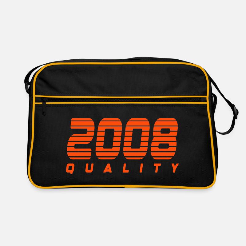 2008 quality | Farbe änderbar Retro Tasche