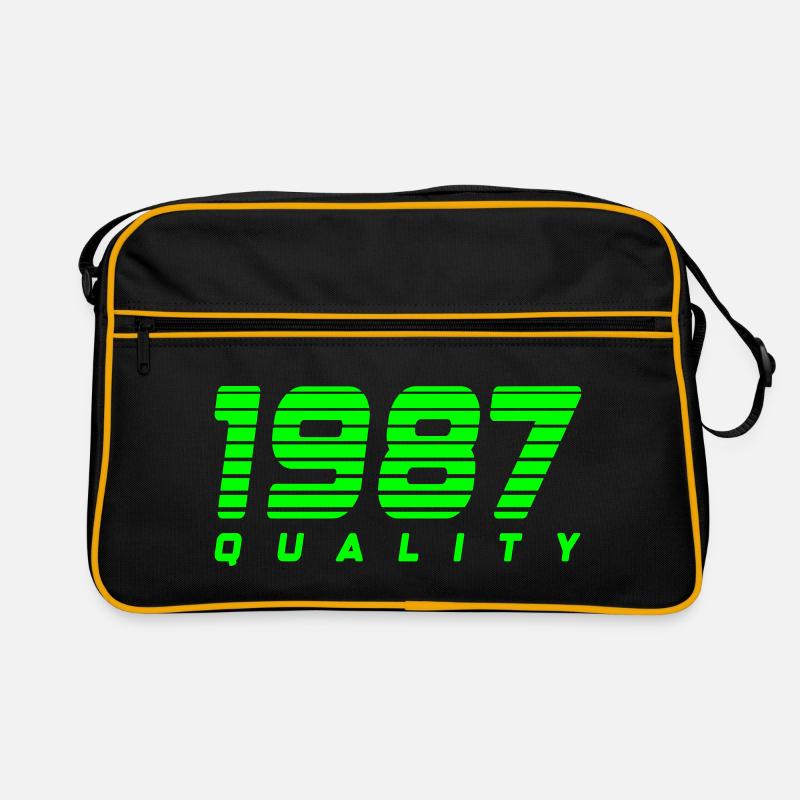 1987 quality | Farbe änderbar Retro Tasche