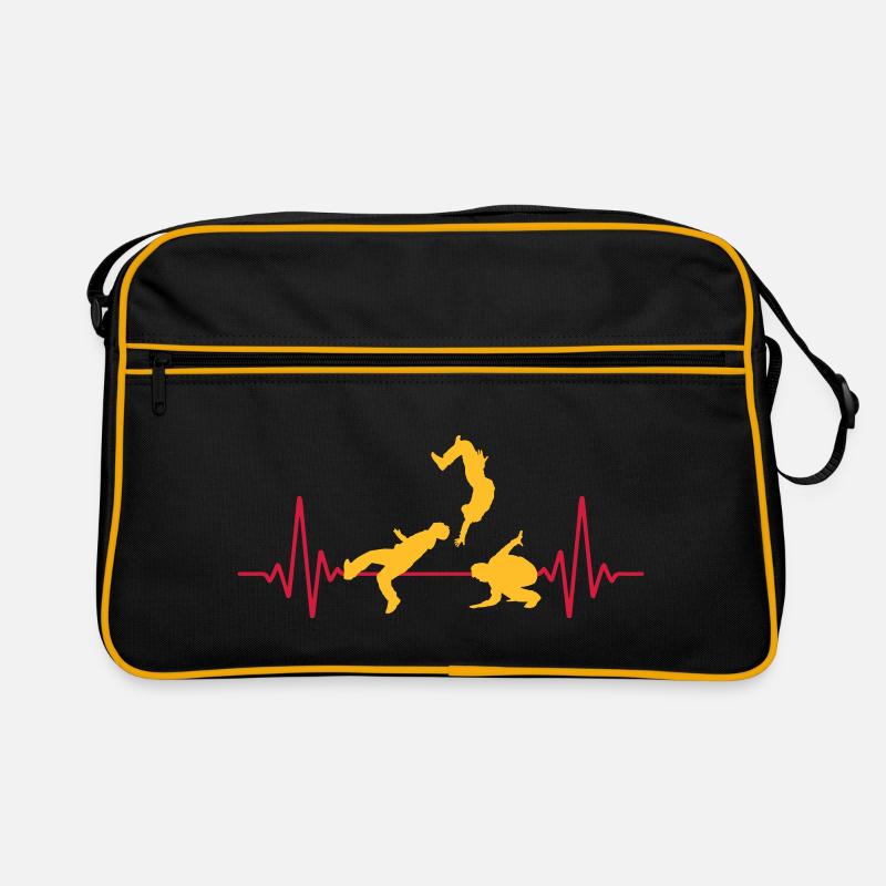 Heartbeat Parkour Wallflip | Colors can be changed Retro Bag