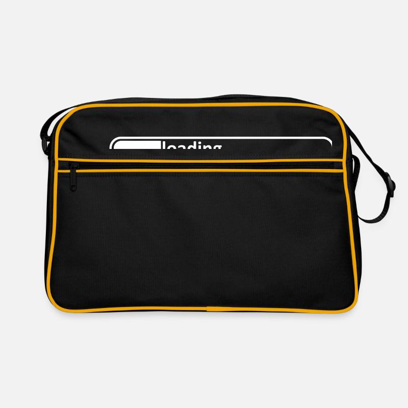 Ladebalken //loading//laden //lädt // Dauer //Zeit Retro Tasche