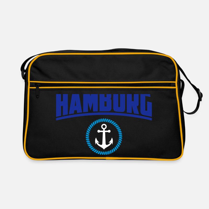 Hamburg, Anker Hafen | Colors changeable Retro Bag