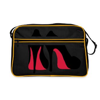 talons hauts - Sac Retro - noir/or - Devant