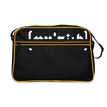 Musique de heavy metal - Sac Retro - noir/or - Devant