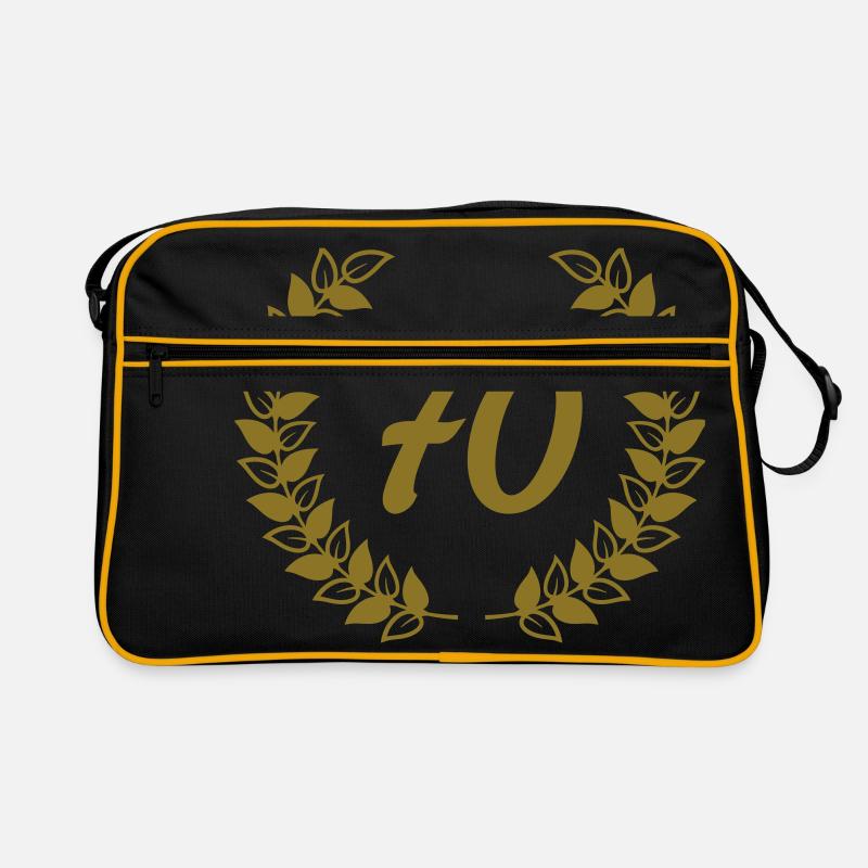 seventieth 70 70th birthday - Retro Bag - black/gold