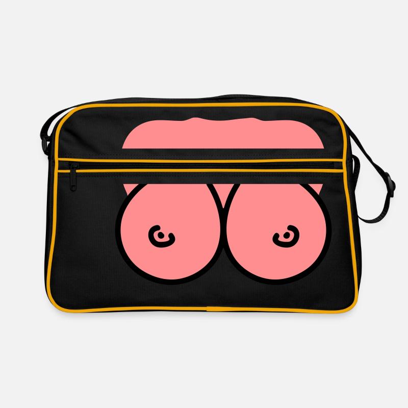 Brüste - Busen - Titten Retro Tasche