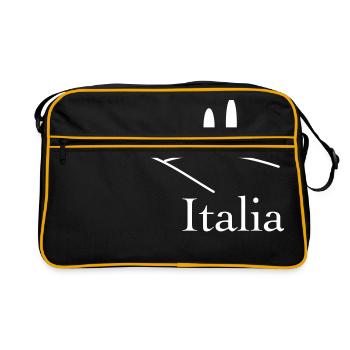 italia - Sac Retro - noir/or - Devant