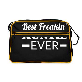 Auntie - Retro Bag - black/gold - Front