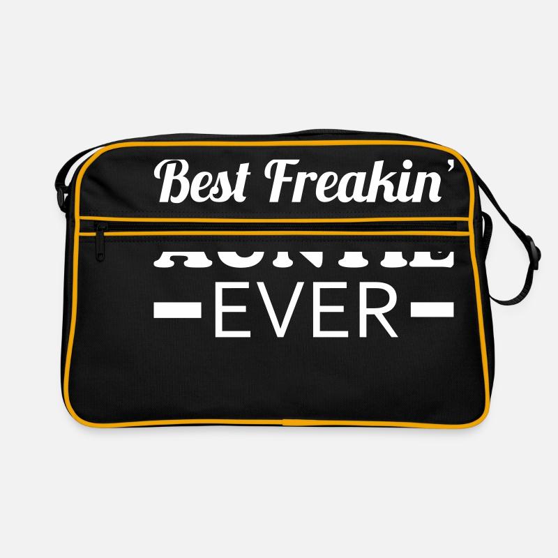 Auntie - Sac Retro - noir/or
