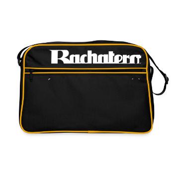 Bachatero Star - Bachata Dance Shirt - Retro Bag - black/gold - Front