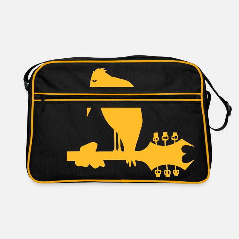 Le corbac metalleux - Sac Retro - noir/or