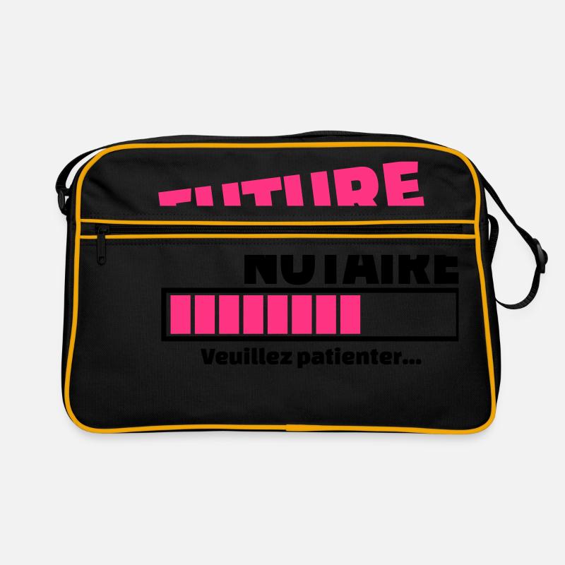 future notaire - Sac Retro - noir/or