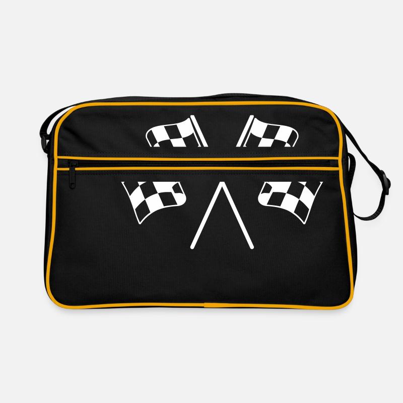 Checkered Flags Retro Bag
