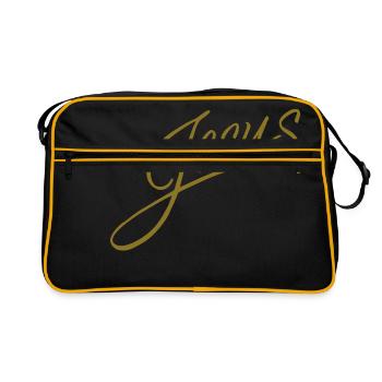 Jésus - Sac Retro - noir/or - Devant