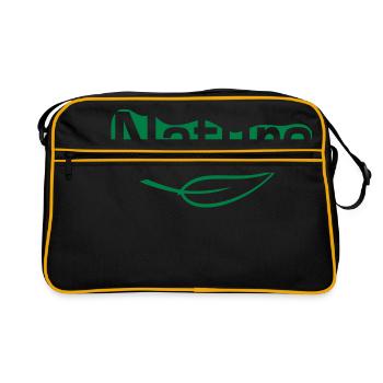 nature - Retro Bag - black/gold - Front