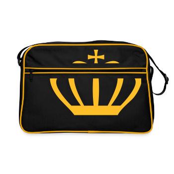 Crown Winner King Queen Princess - Sac Retro - noir/or - Devant