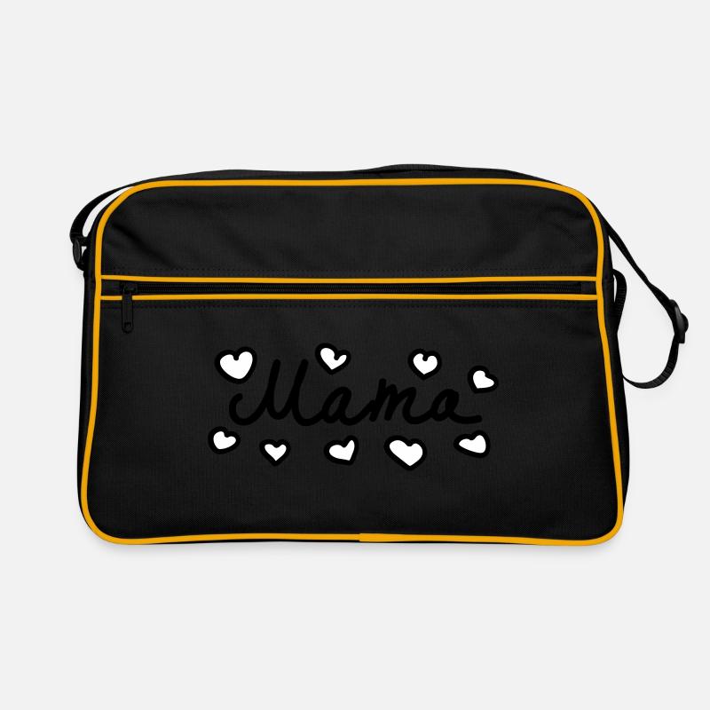 Mama - coeur - 2 Sac Retro