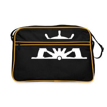 Steering wheel 1c - Retro Bag - black/gold - Front