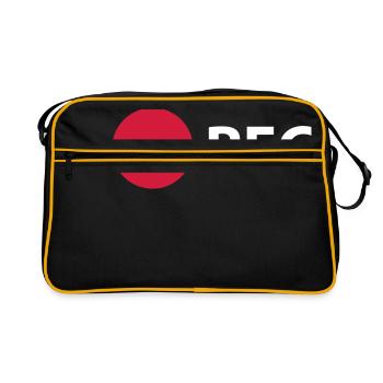 RECORD - Sac Retro - noir/or - Devant