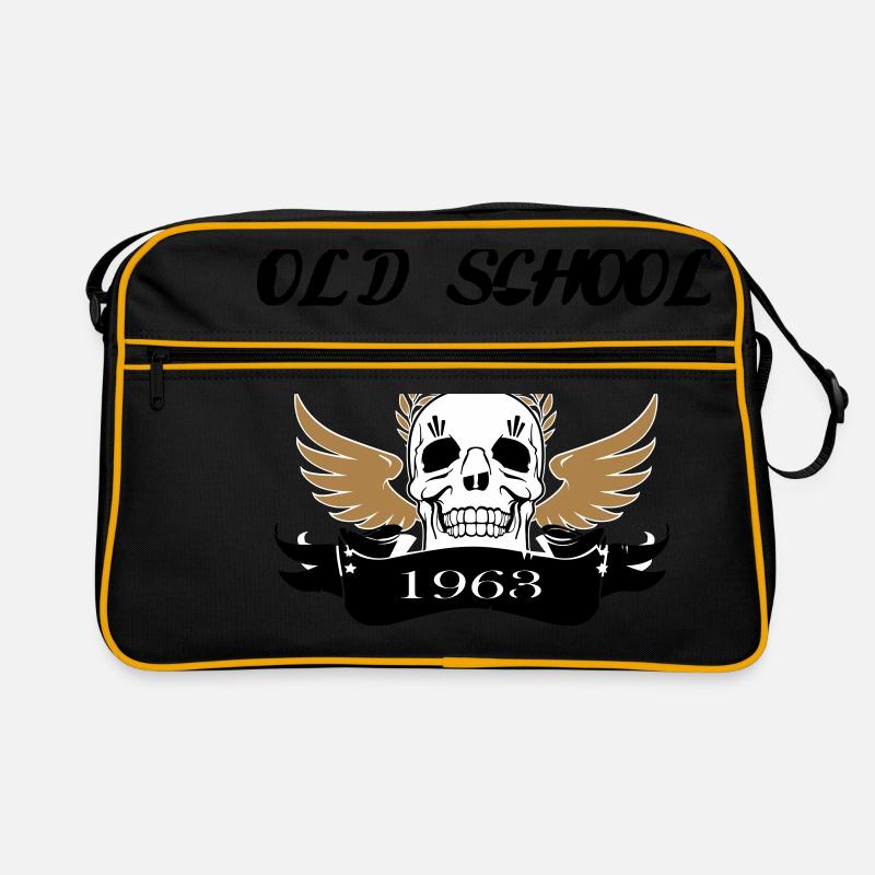 old school1963 - Retro Tasche - Schwarz/Gold