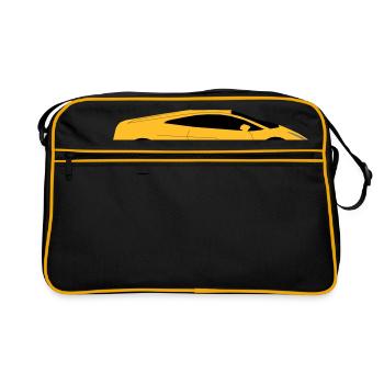Car Car Sports Car Vehicle - Retro Bag - black/gold - Front