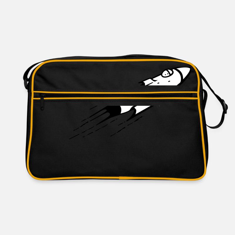 Rakte universe gift idea fast to the moon Retro Bag