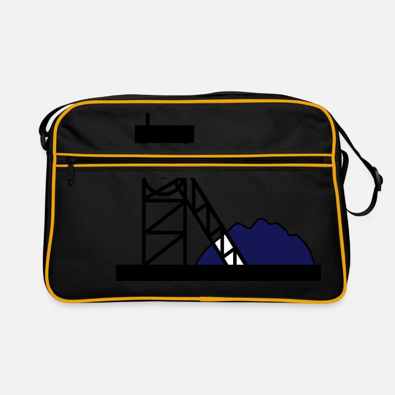 Charbon travail idée mine cadeau mine Hobby Sac Retro