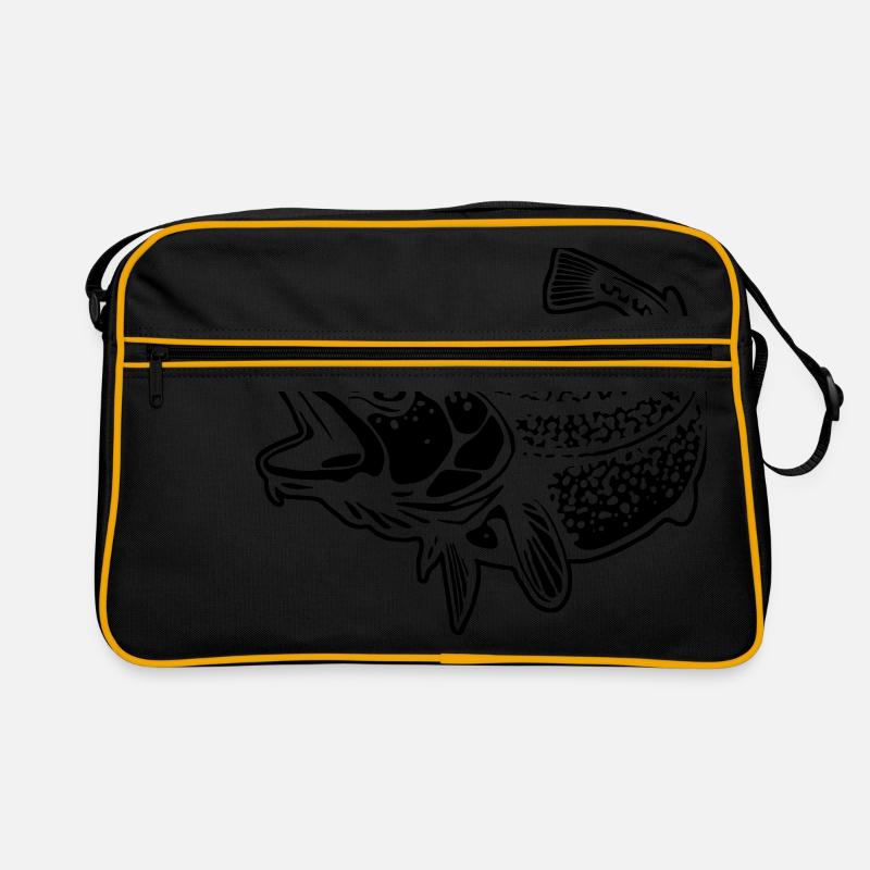 Dorsch - Retro Tasche - Schwarz/Gold