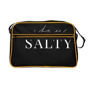 stay salty - Retro Bag - black/gold - Front