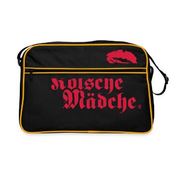 Kölsche Mädche Kiss - Retro Bag - black/gold - Front