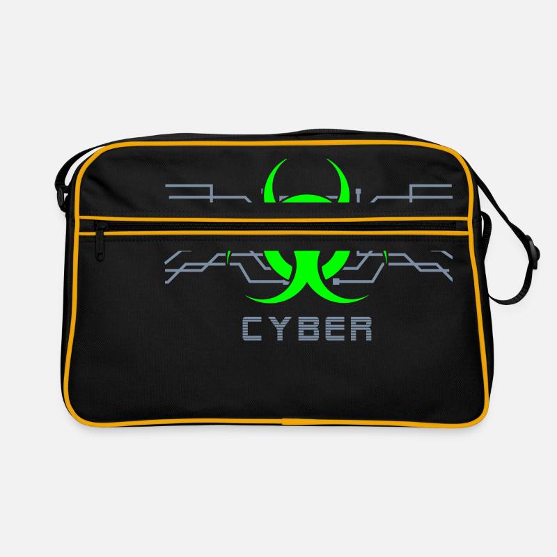Cyber Punk - Cyber Goth Design (vektor) Retro Tasche