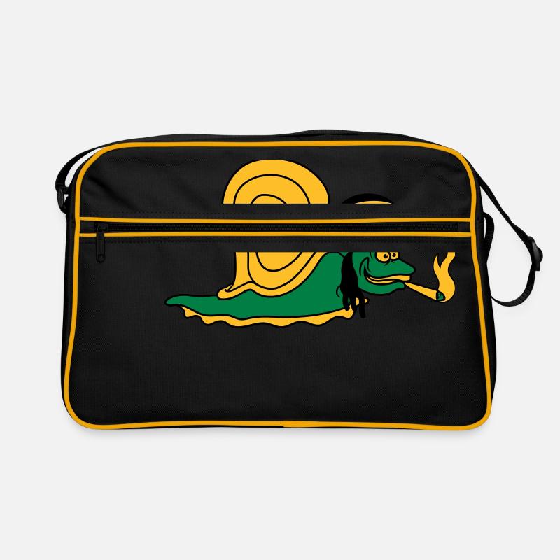 kiffer kiffen joint drogen rauchen jamaika raggae Retro Tasche