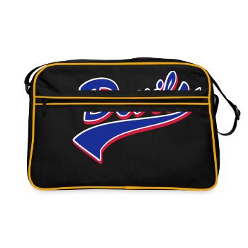 Devils Script Original - Retro Tasche - Schwarz/Gold - Vorne