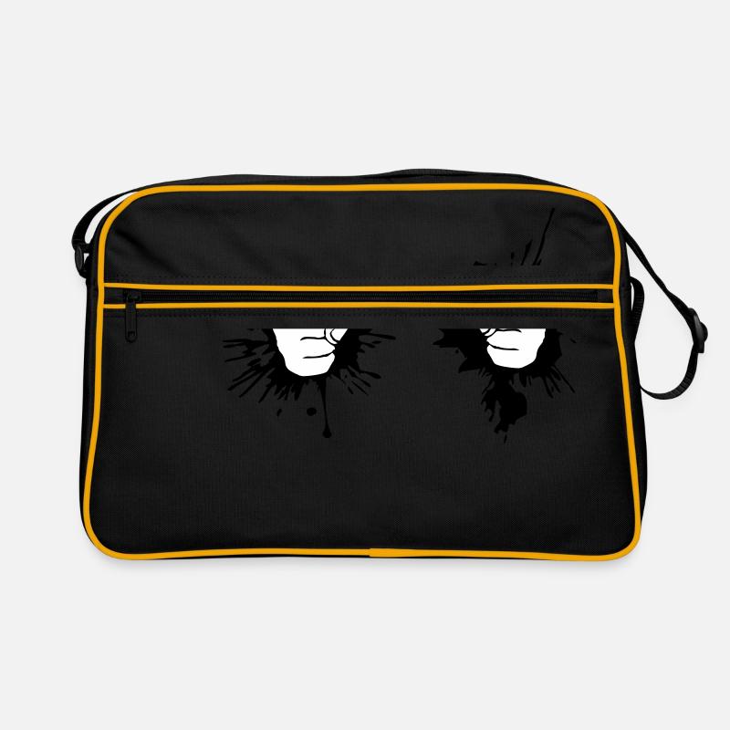 2 mains baisse dab couleur graffiti main poing Sac Retro